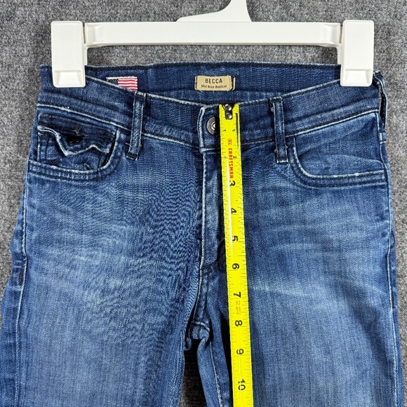 True Religion Becca Mid Rise Bootcut Dark Wash Jeans Womens Size 25 #1164 - Picture 6 of 10
